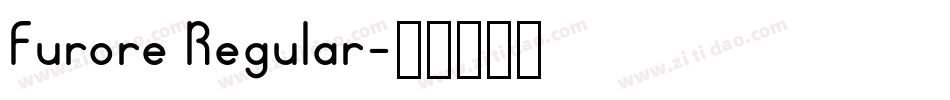 Furore Regular字体转换